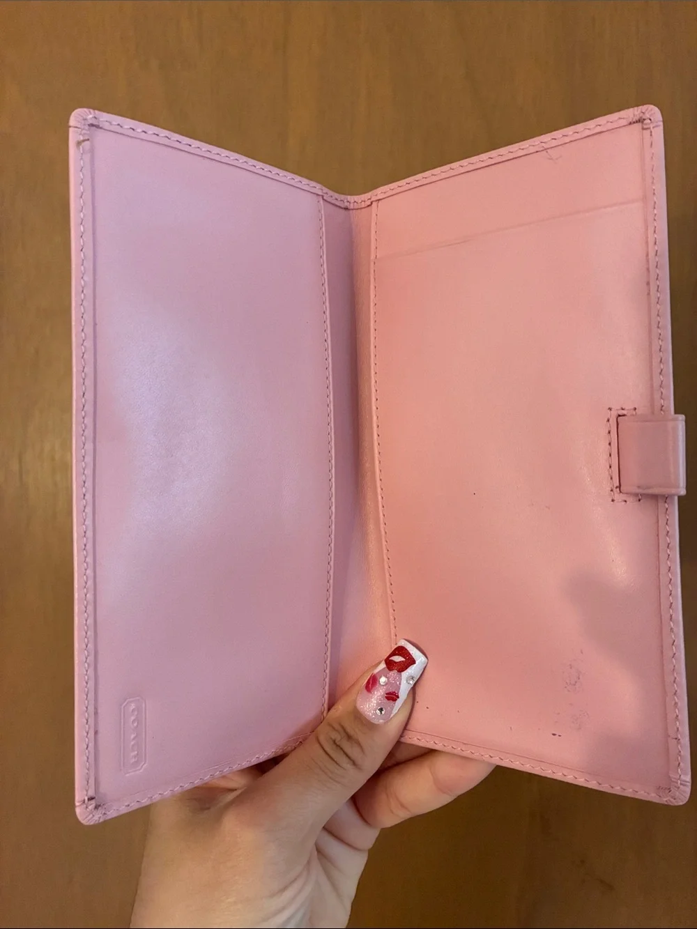 Coach BabyPink Leather Case